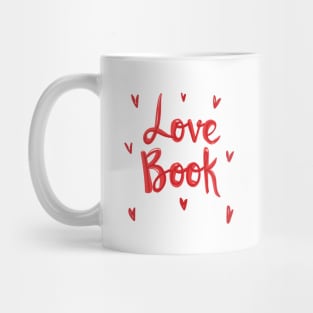 Love Book, Reading Lover Mug